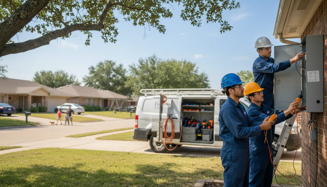 Certified electrician providing emergency electrical services in Wampsville, NY